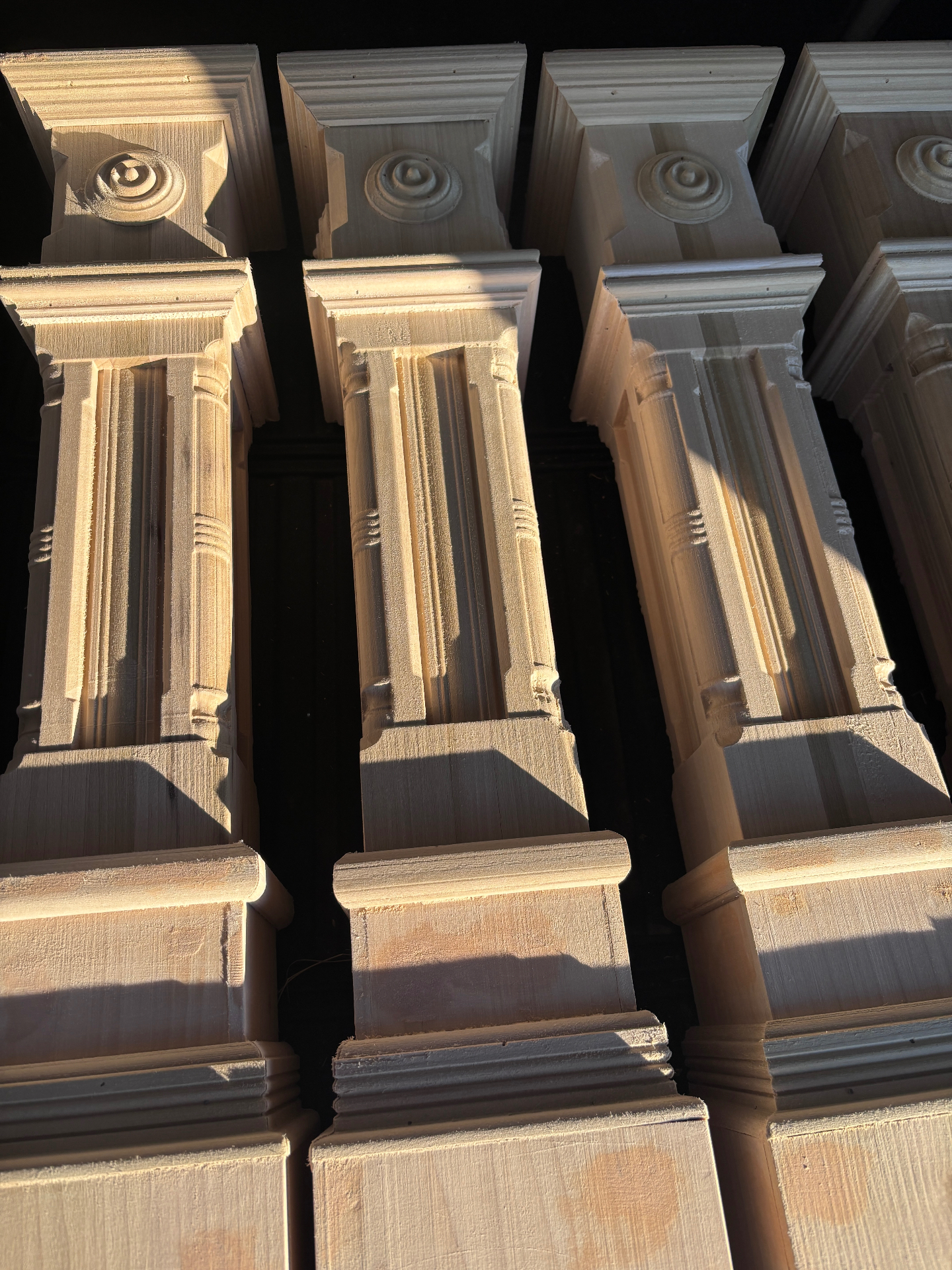 Poplar Newel Posts